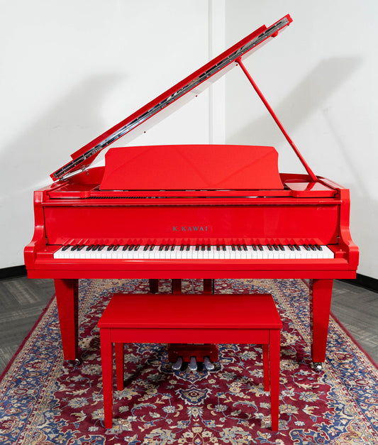 Kawai GL-10 | 5'0" Classic Baby Grand Piano | Ferrari Red Polish | New