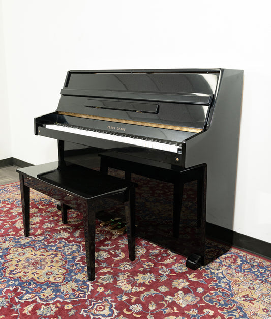 Young Chang E101 Console Upright Piano | Polished Ebony | SN: 2126520 | Used