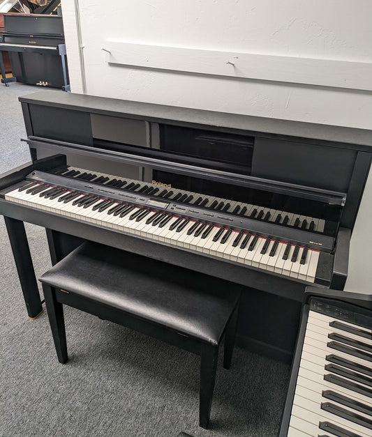 Roland LX-10F-BK Digital Upright Piano | Polished Ebony | SN: Z2A1156 | Used