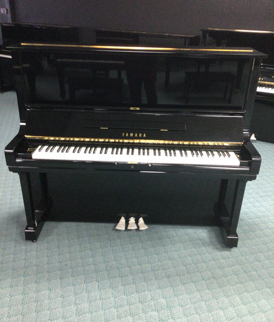 Yamaha U3H Upright Piano | Polished Ebony | 52" | Serial No. 2177735 | Used