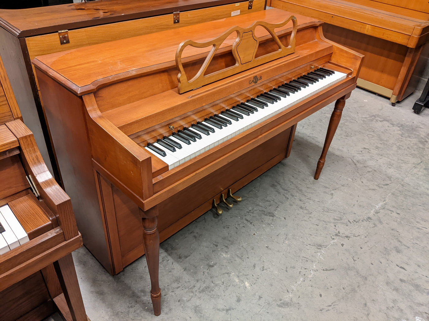 Cable 5294-2 Console Piano | Satin Oak | SN: 386023 | Used