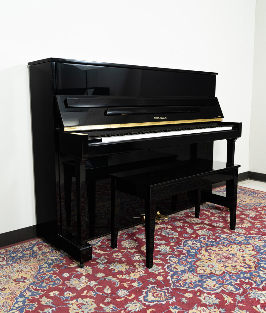 Cable Nelson CN116 Upright Piano | Polished Ebony | SN: H0224713 | Used