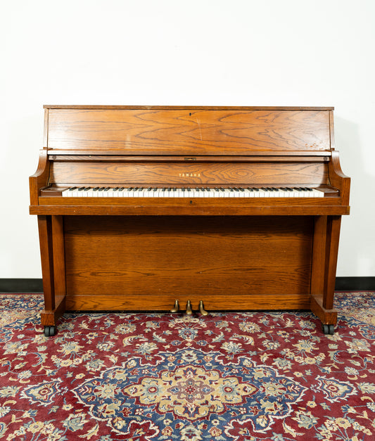 Yamaha P202 Upright Piano | Satin Oak | SN: E139201 | Used