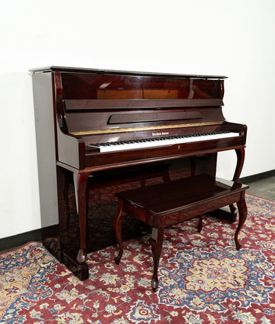 Bernhard Steiner 116B Upright Piano | Polished Mahogany | SN: 76010