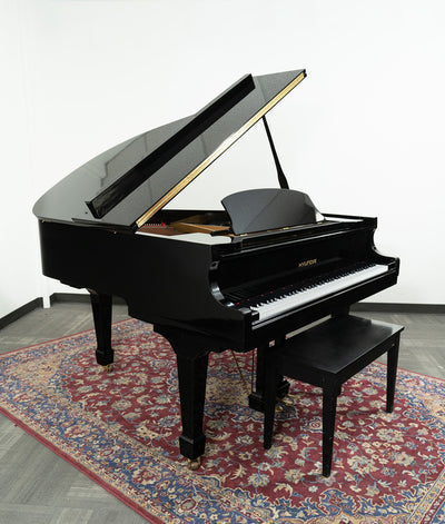 Hyundai 5'1" G80A Grand Piano | Polished Ebony | SN: 8801364 | Used