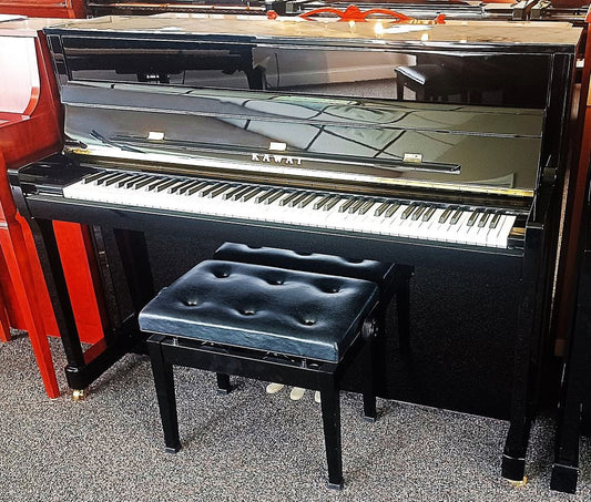 Kawai K200 Upright Piano (2021) | Polished Ebony | 45"| Used