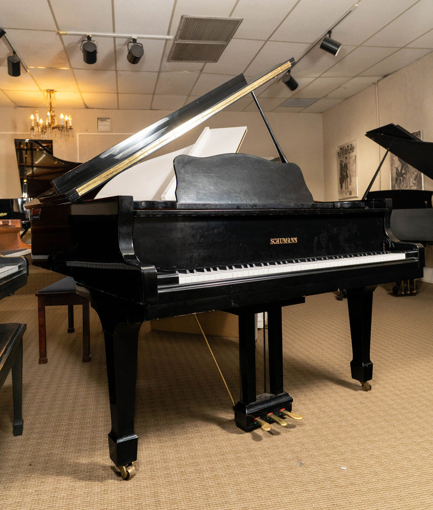 1987 Schumann G82 Grand Piano | Polished Ebony | SN: 8701180 | Used