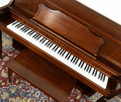 Yamaha M460BC Console Upright Piano | Satin Mahogany | SN: 0084913