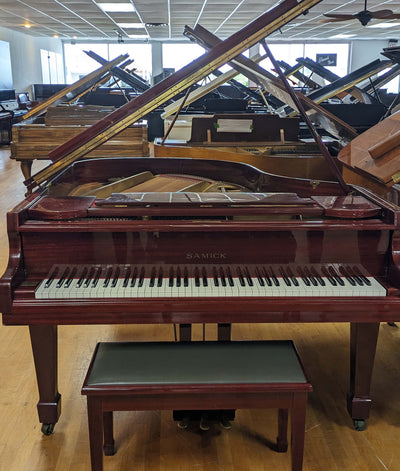 Samick SG-172 Grand Piano | Polished Mahogany | SN: AE0166 | Used