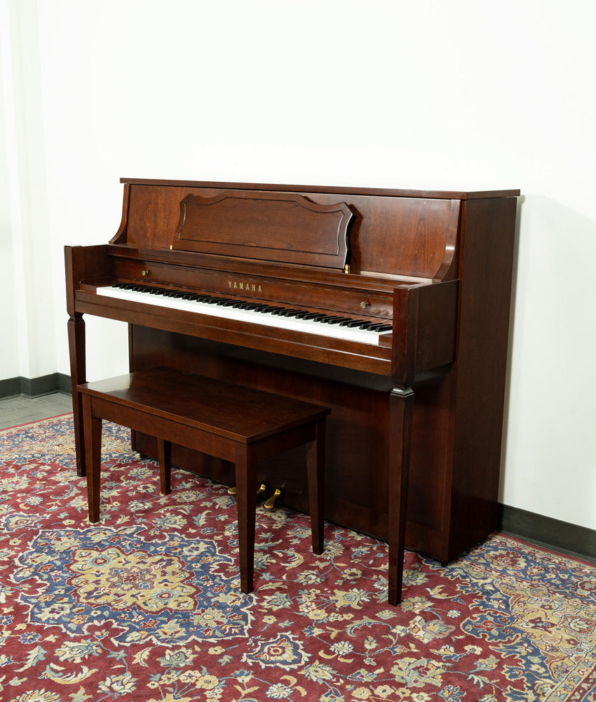 Yamaha M460BC Console Upright Piano | Satin Mahogany | SN: 0084913