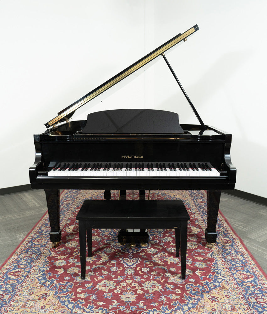 Hyundai 5'1" G80A Grand Piano | Polished Ebony | SN: 8801364 | Used