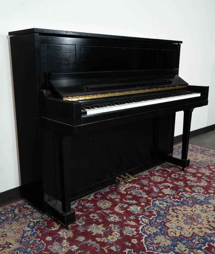 Steinway & Sons Model 45 Studio Upright Piano | Satin Ebony | SN: 458199 | Used