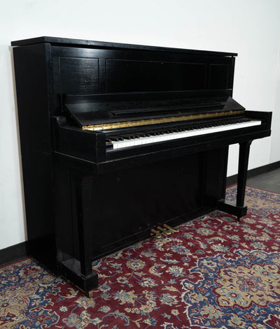 Steinway & Sons Model 45 Studio Upright Piano | Satin Ebony | SN: 458199 | Used