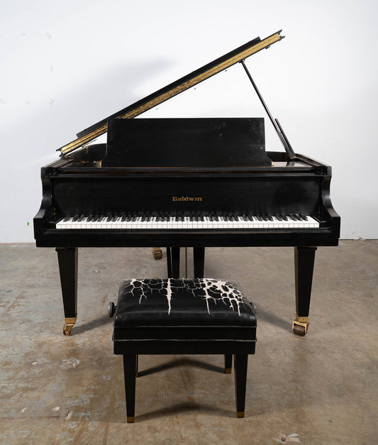 Baldwin Model R Grand Piano (1992) | Satin Ebony| Serial No. 313962 | Used