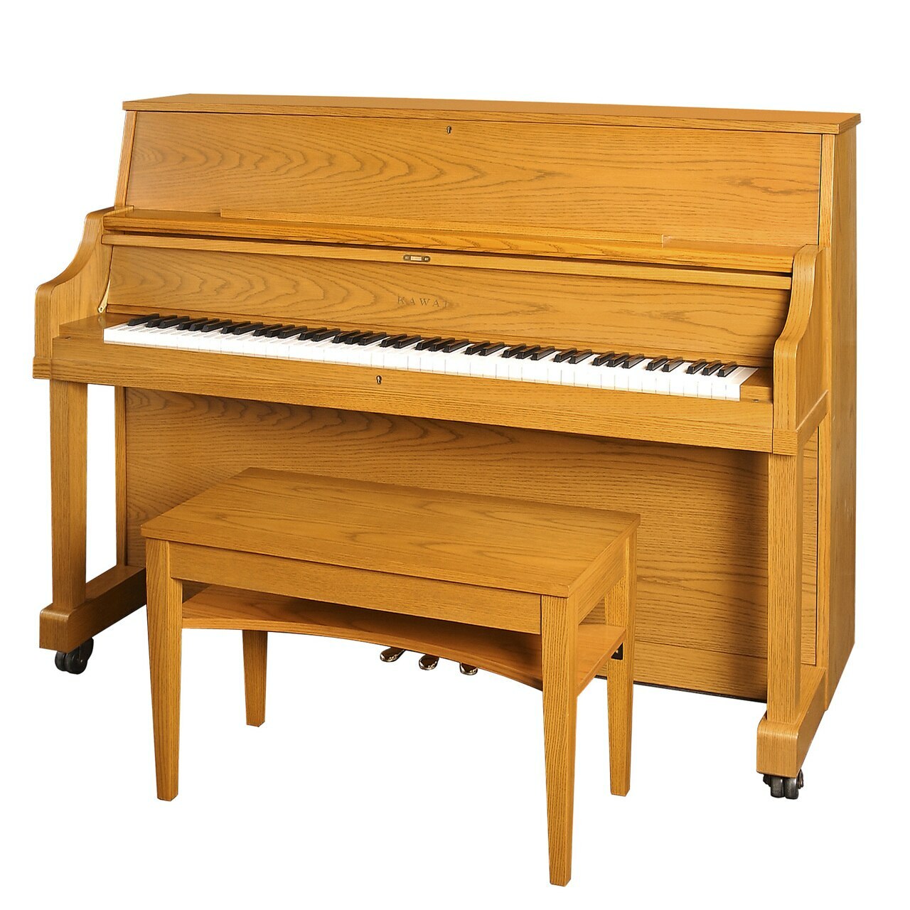Kawai ST-1 46" Upright Piano | Satin Oak Finish | New
