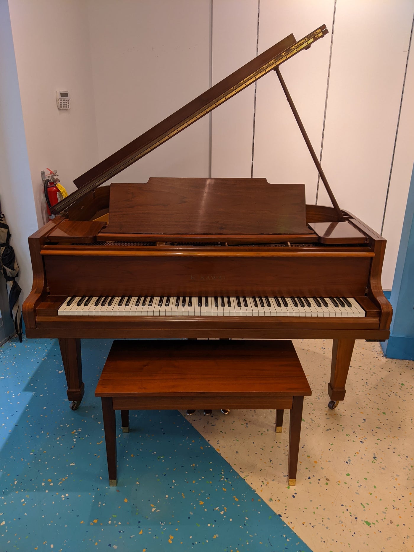 1968 Kawai 5'1" No. 350 Grand Piano | Satin Walnut | SN: 319012 | Used