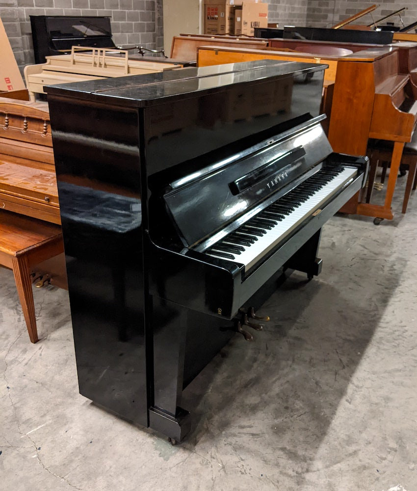 1966 Yamaha 48" U1 Upright Piano | Polished Ebony | SN: 527231 | Used