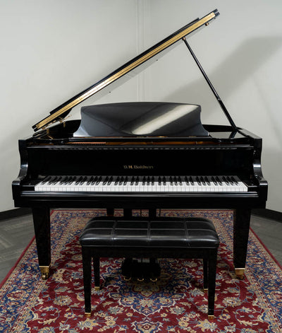 1985 Baldwin 5'0" C152 Grand Piano | Polished Ebony | Used