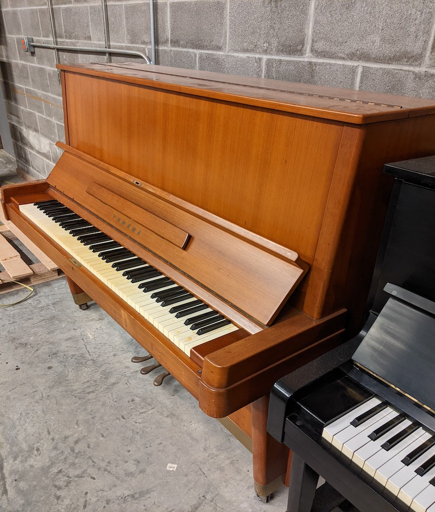 1966 Yamaha 52" U7 Upright Piano | Solid Teak Wood | SN: 520472 | Used