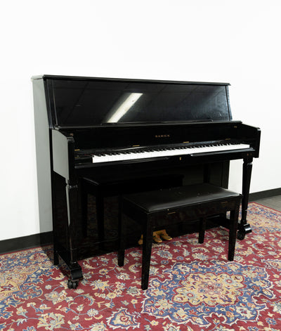 Samick 46" SU147 Upright Piano | Polished Ebony | SN: IPC00766 | Used