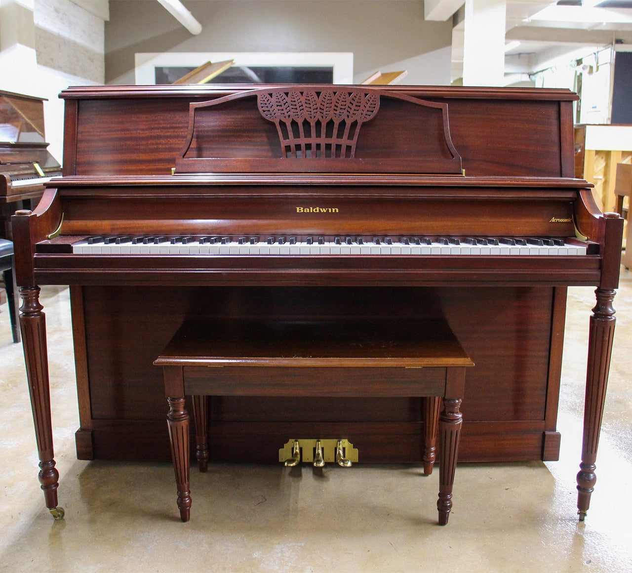 Baldwin Acrosonic 2095 43 Vertical Piano | Cherry