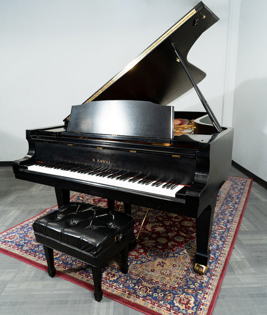 1983 Kawai GS-100 Grand Piano | Ebony | SN: 1437765 | Used