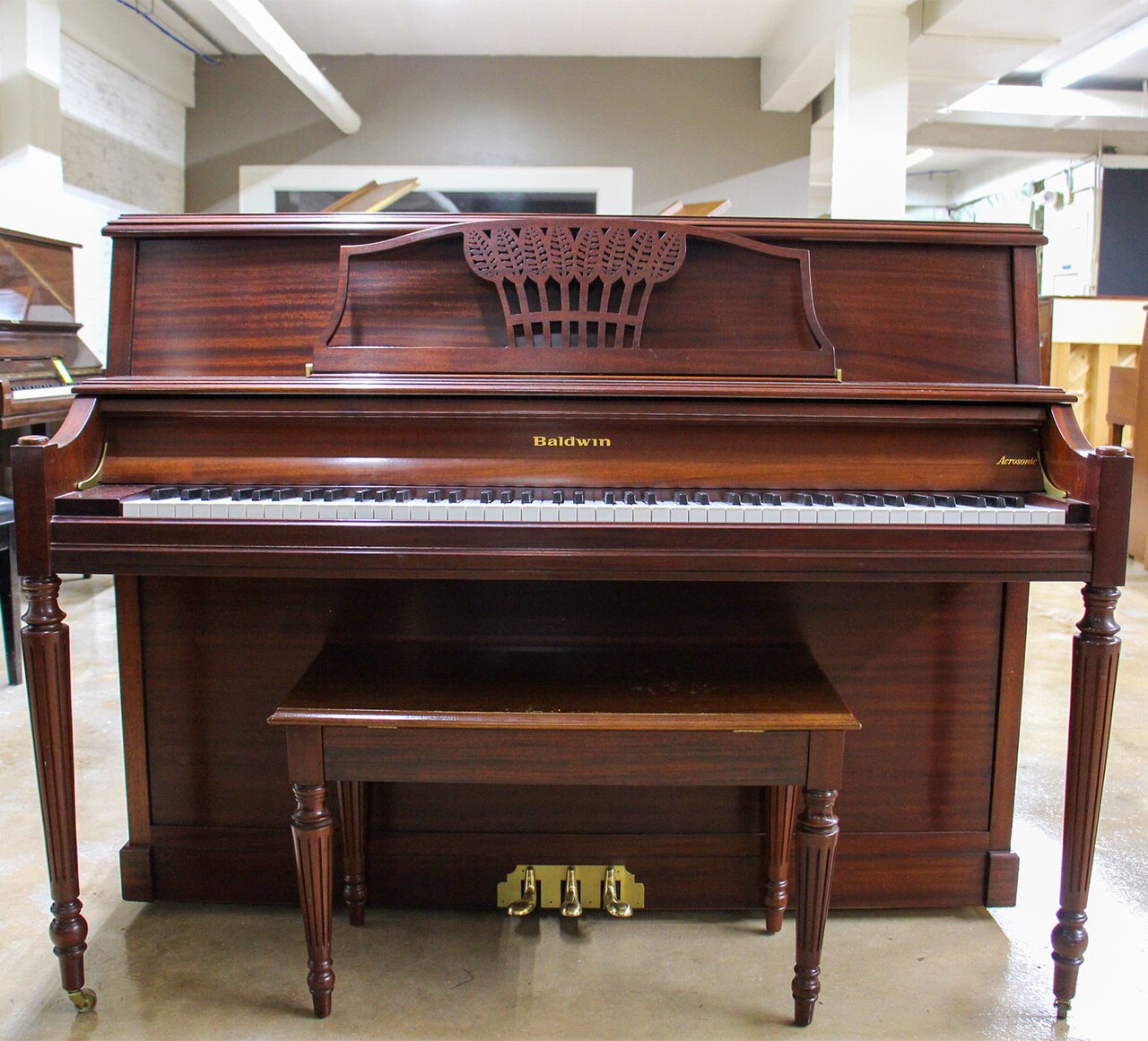 Baldwin Acrosonic 2095 43 Vertical Piano | Cherry