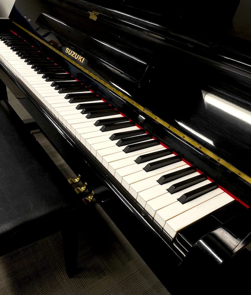 Suzuki 48" Studio Piano | Polished Ebony | SN: C07098 | Used