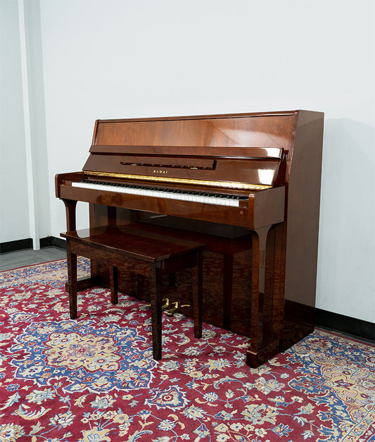 Kawai CS-9 Upright Piano | Polished Mahogany | SN: 1604418 | Used