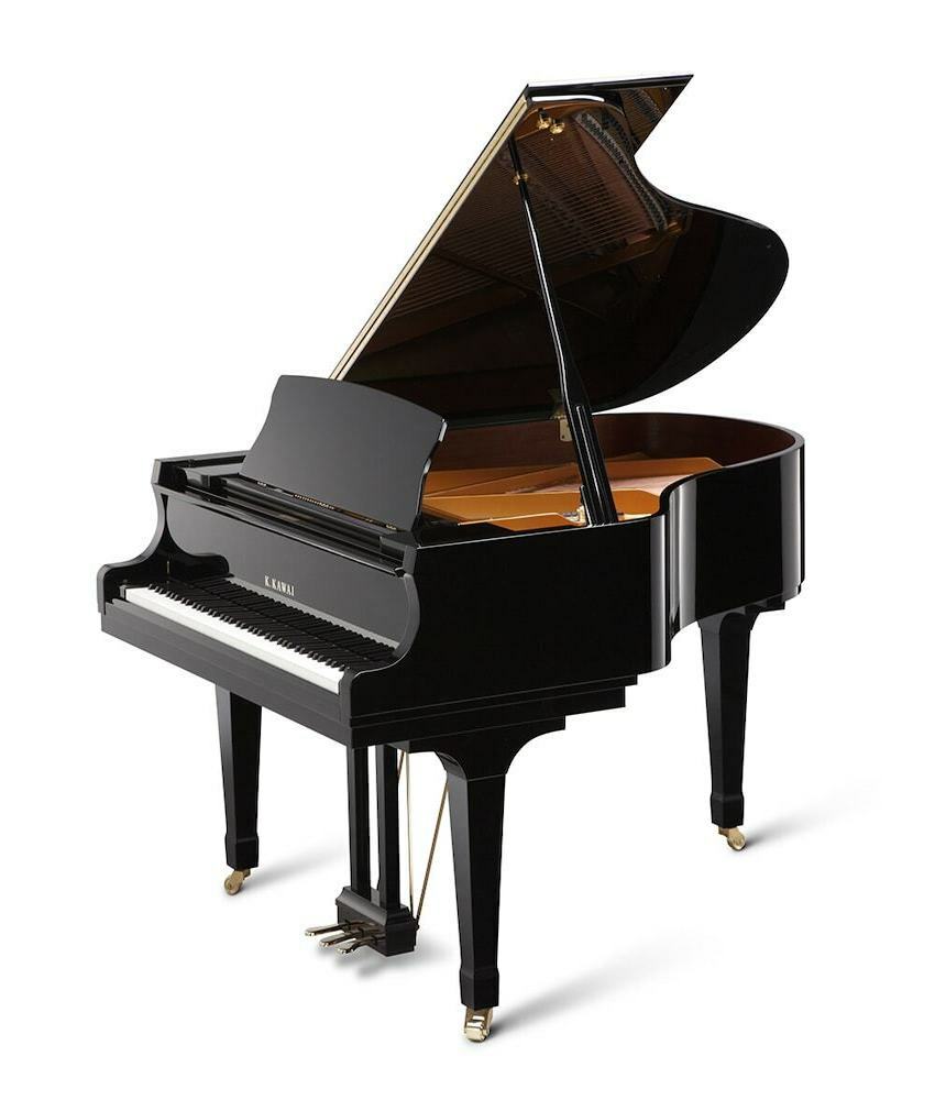 Kawai 5'11" GX-2 BLK Series Classic Salon Grand Piano | Satin Dark Oak | New
