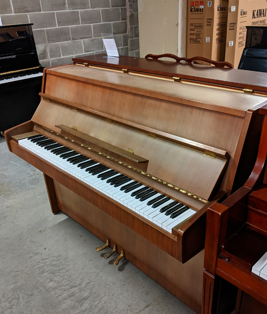 1983 Kawai 42" CE-7N Upright Piano | Satin Oak | SN: K1391022 | Used