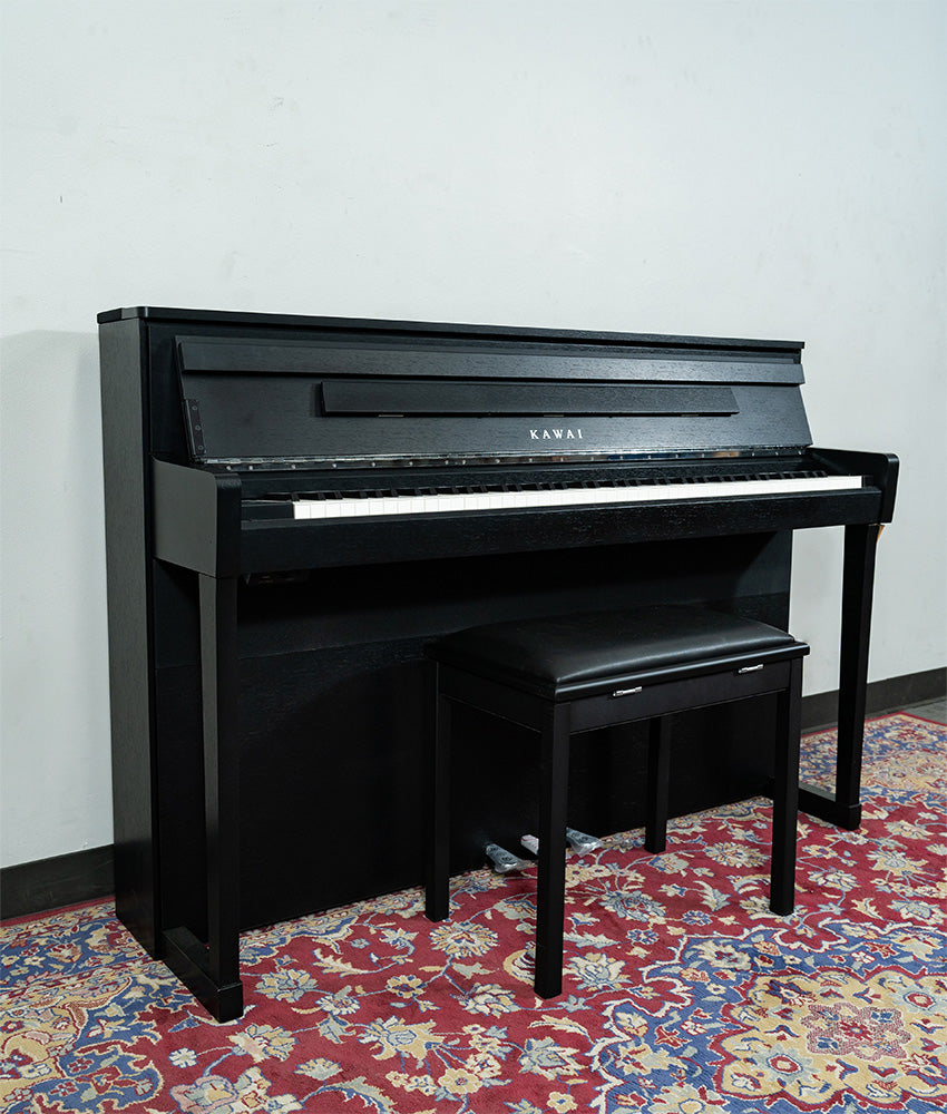 Pre-Owned Kawai CA99SB Upright Piano | Satin Ebony | SN: G664700 | Used