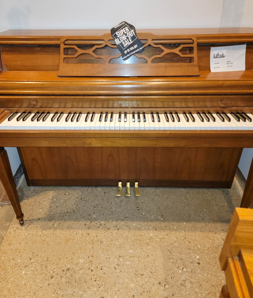 1971 Kimball Console Piano | Satin Walnut | SN: 777677 | Used
