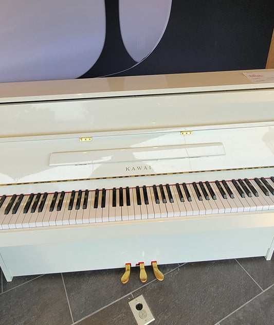 Kawai CX-5 Upright Piano | Polished White | Used