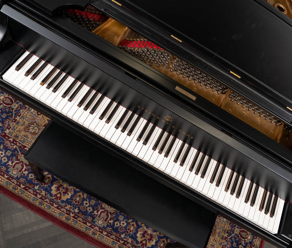 Steinway & Sons 9' Model D Grand Piano | Satin Ebony | SN: 164853 | Used