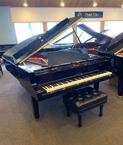 Yamaha 6'11" C6 Semi-Conservatory Grand Piano | Polished Ebony