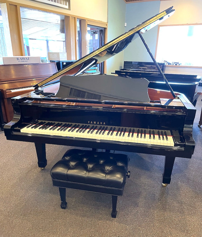 Yamaha 6'11" C6 Semi-Conservatory Grand Piano | Polished Ebony