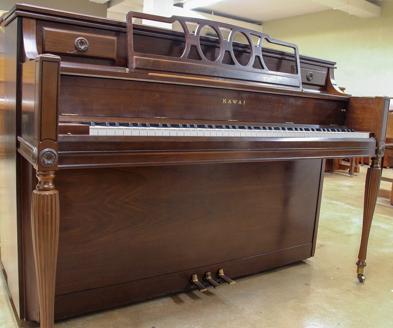 Kawai Console Piano | Satin Walnut