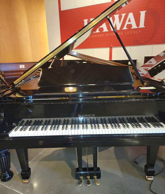 Samick SIG-50 Grand Piano | Polished Ebony | SN: GIM0108 | Used