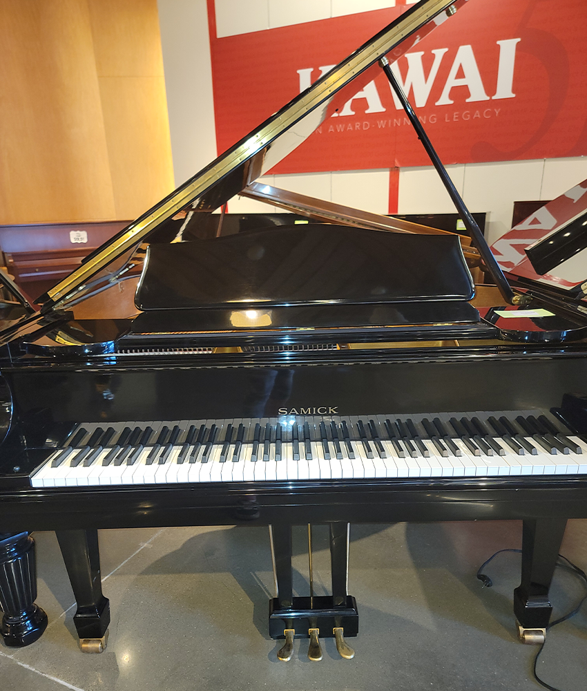 Samick SIG-50 Grand Piano | Polished Ebony | SN: GIM0108 | Used