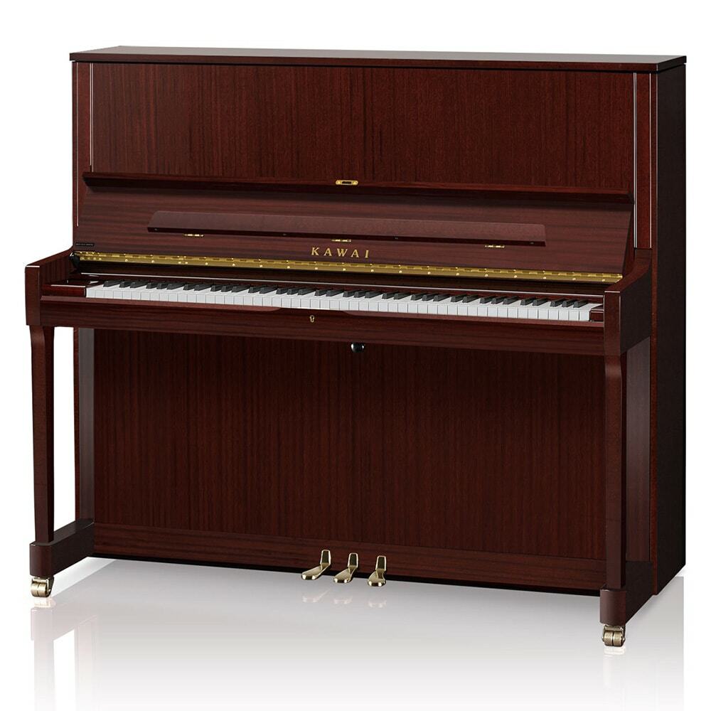 K-500 | 51" Upright Piano - Polished Sapeli Mahogany | New