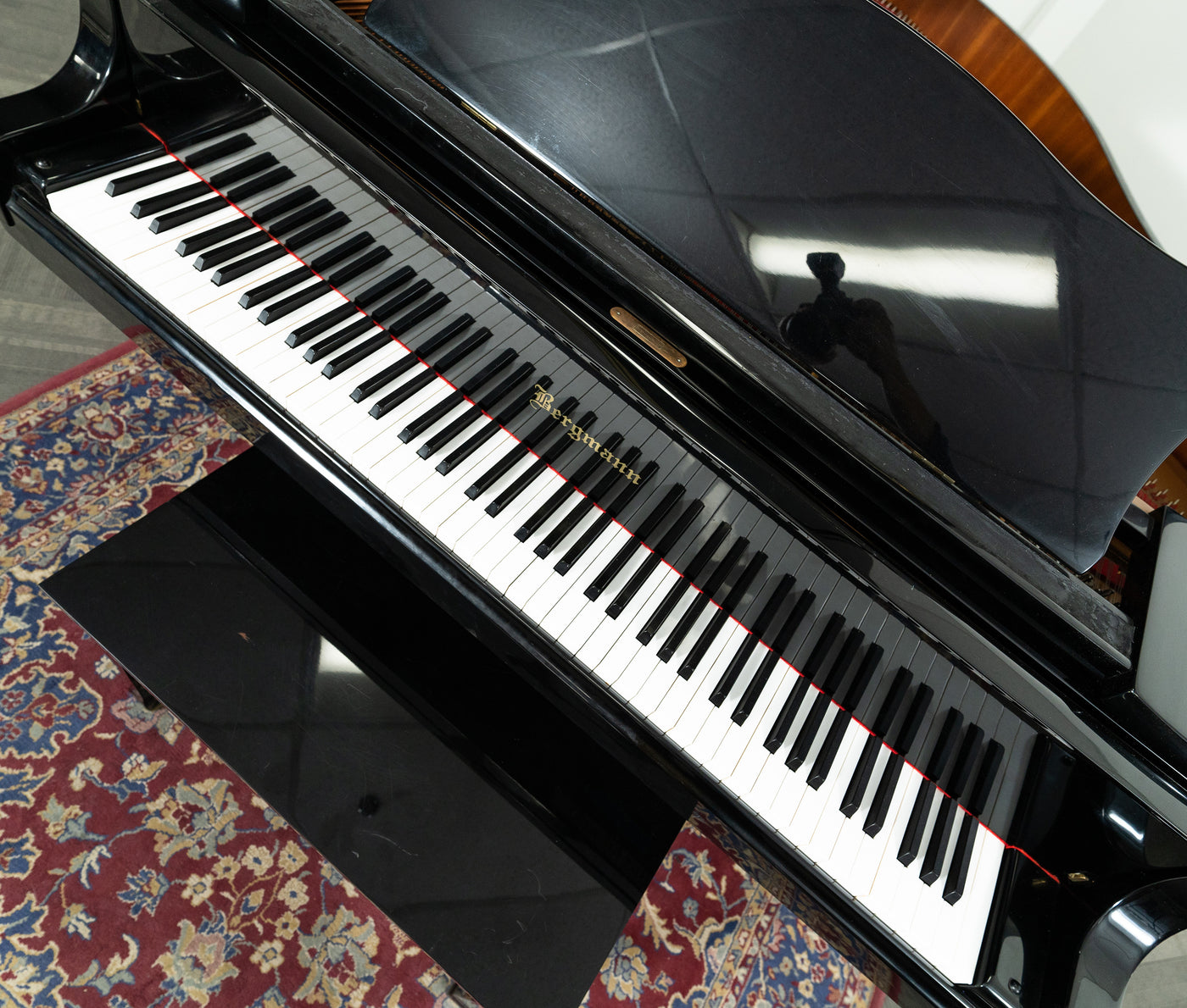 Bergmann 4'11" TG 150 Grand Piano | Polished Ebony | SN: TG004543 | Used