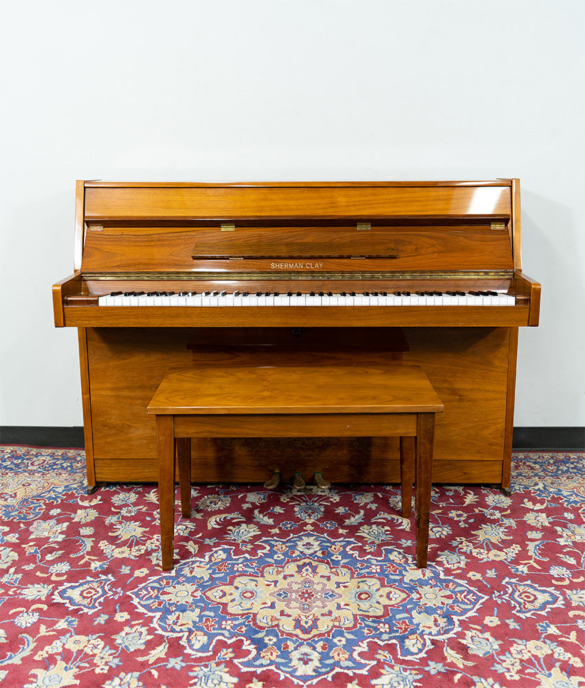 Sherman Clay RS-4 Upright Piano | Satin Brown | SN: 102764 | Used