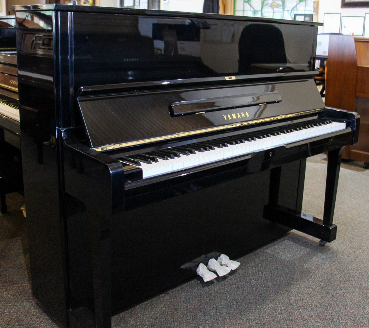 Yamaha 48" Fully Restored U1H Professional Collection Upright Piano | Polished Ebony | Used