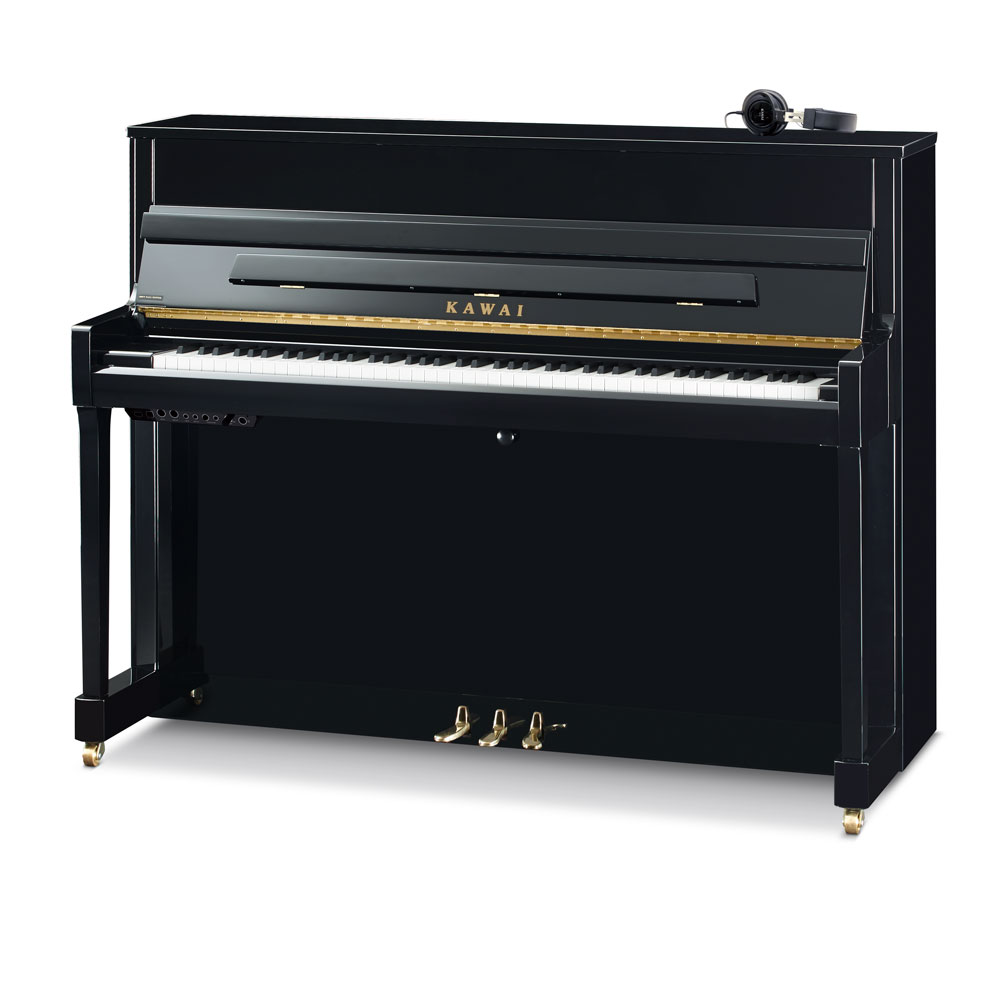 Kawai 45" K-200 ATX4 Anytime Hybrid Piano | Polished Ebony | New