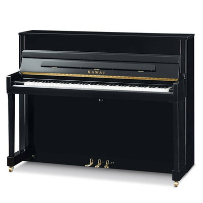 Kawai 45" K-200 Upright Piano | Polished Ebony | New