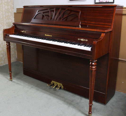 Baldwin 660 Console Upright Piano | Mahogany