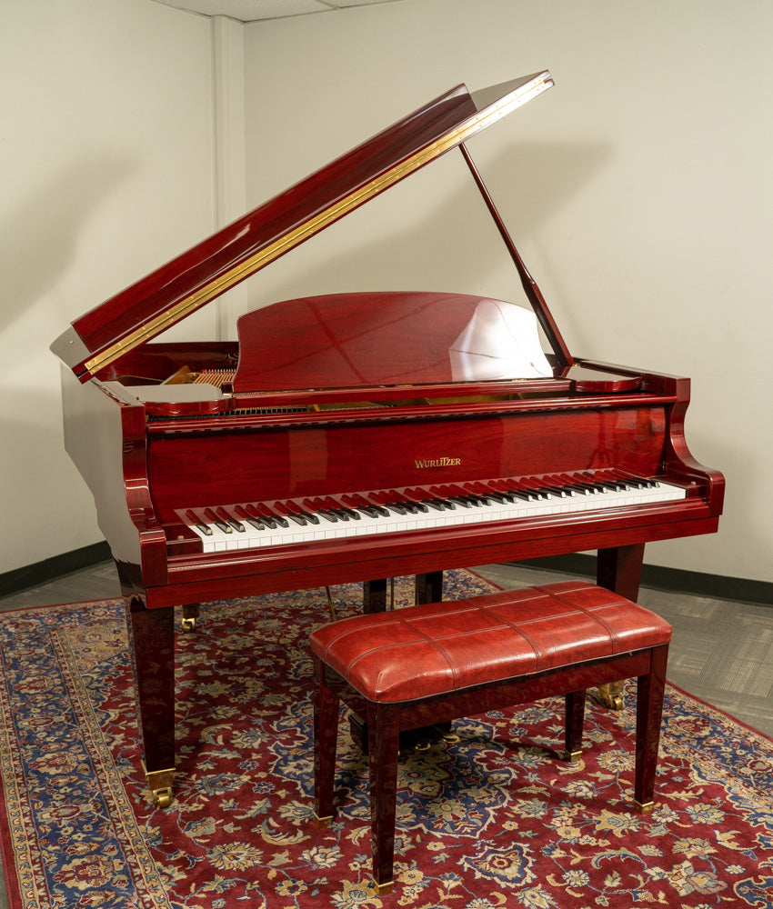 Wurlitzer 5'3" C153 Grand Piano| Polished Cherry
