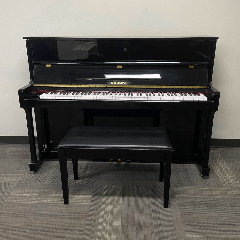 Suzuki 48" Studio Piano | Polished Ebony | SN: C07098 | Used
