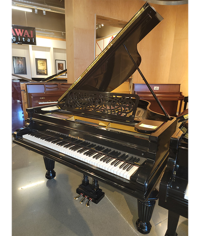 1894 Mason & Hamlin 6'2" Screwstringer Grand Piano | Polished Ebony | SN: 8388 | Used